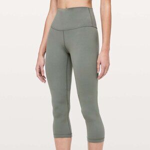 lululemon athletica Women's Align Crop 21" Leggings in Grey Sage - Size 6‎